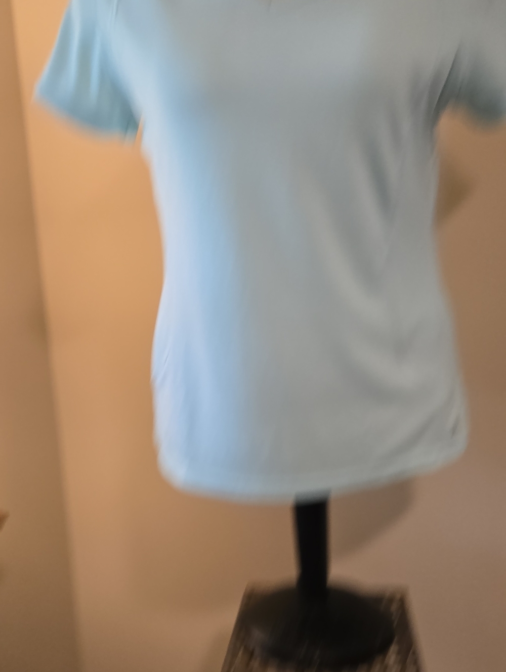 Xersion Light Blue Quick-Dri Short-Sleeve Crew Tee